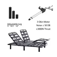 Smart Adjustable Bed Designed for Personalized Wellness, Dual-Motor Base, Zero-Gravity Mode, Voice Control