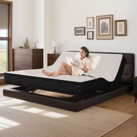Smart Adjustable Bed Designed for Personalized Wellness, Dual-Motor Base, Zero-Gravity Mode, Voice Control